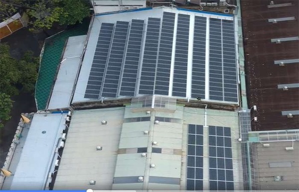 100kW grid-tied solar PV system