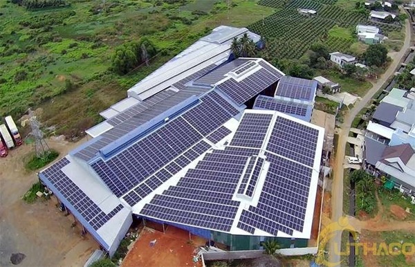 1200kW grid-tied solar PV system