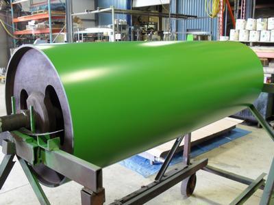 Non-stick coating for roller shafts