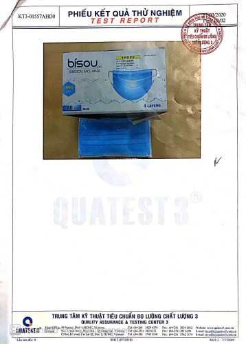 Quatest3 Certificate