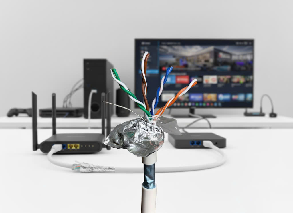 Shielded LAN cable