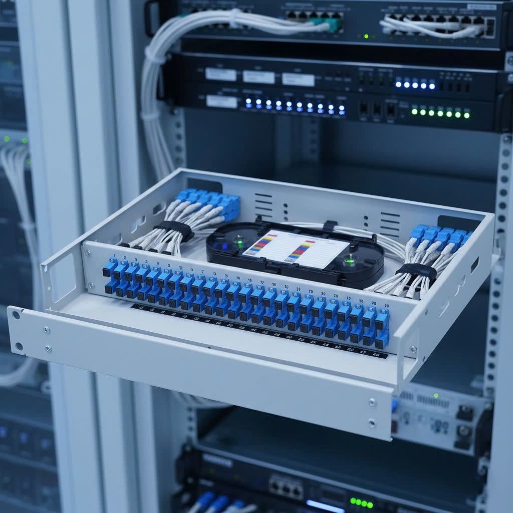 Fiber optic cabinet