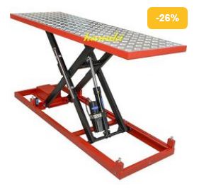 Motorcycle lift table