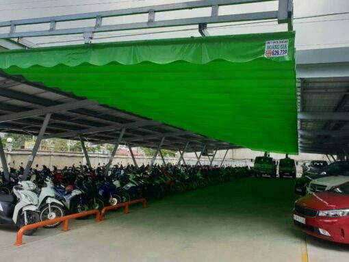 PVC folding roof tarpaulin