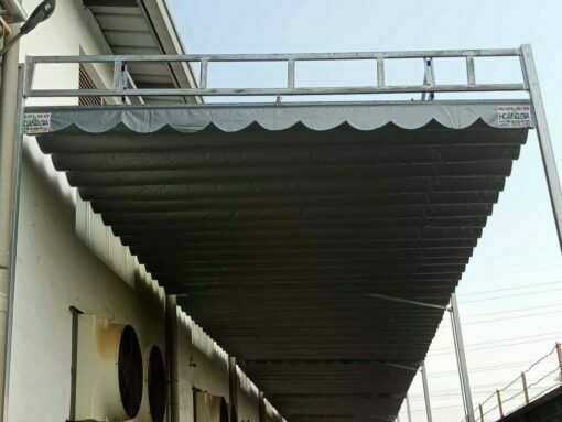 PVC folding roof tarpaulin
