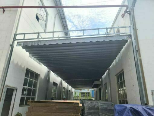 PVC folding roof tarpaulin