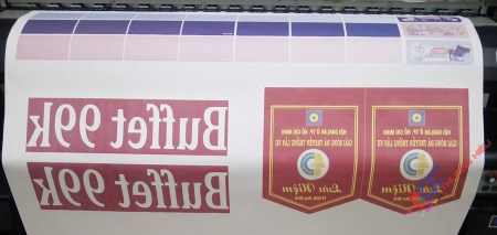 Indoor silk printing