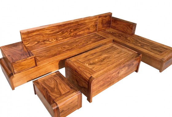 Natural Wooden Sofa Set