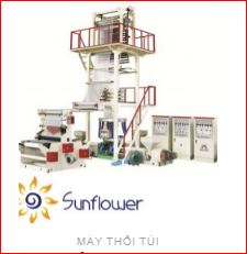 Plastic bag blowing machine