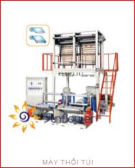Plastic bag blowing machine