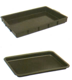 Anti-static plastic trays