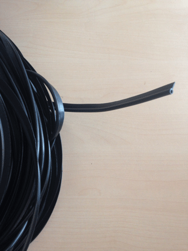 Plastic lacing wire