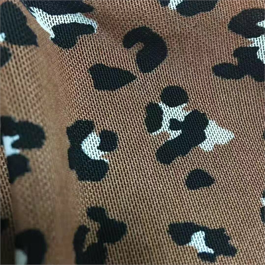 Printed mesh fabric