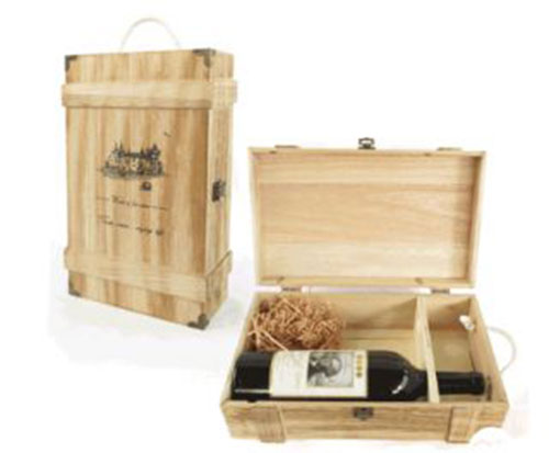 Wooden wine box