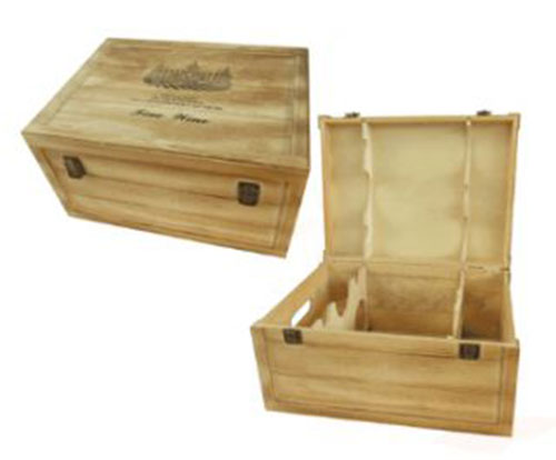 Wooden wine box