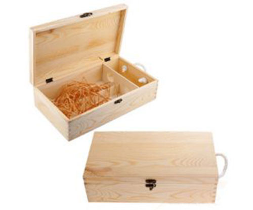 Wooden wine box
