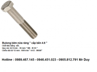 Galvanized bolt