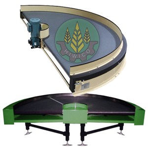 Curved conveyor