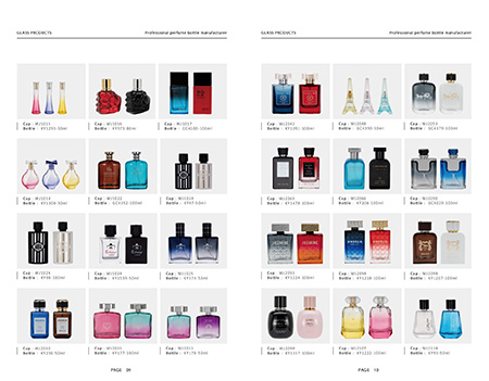 Cosmetic bottles, jars