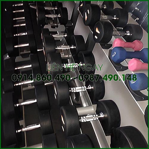 Cast iron dumbbell