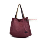 Burlap handbag
