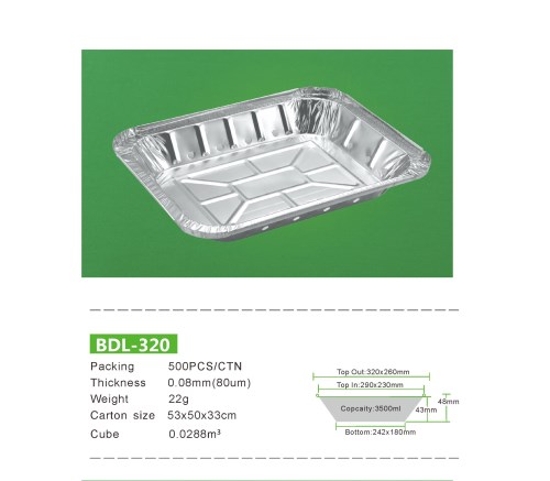 BBQ Aluminium Foil Box