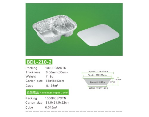 Compartment Foil Container