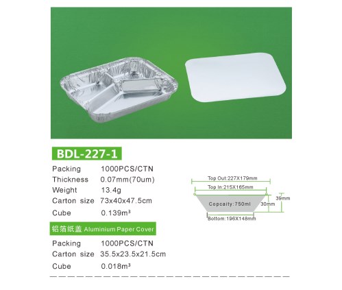 Compartment Foil Container