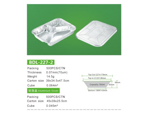 Compartment Foil Container