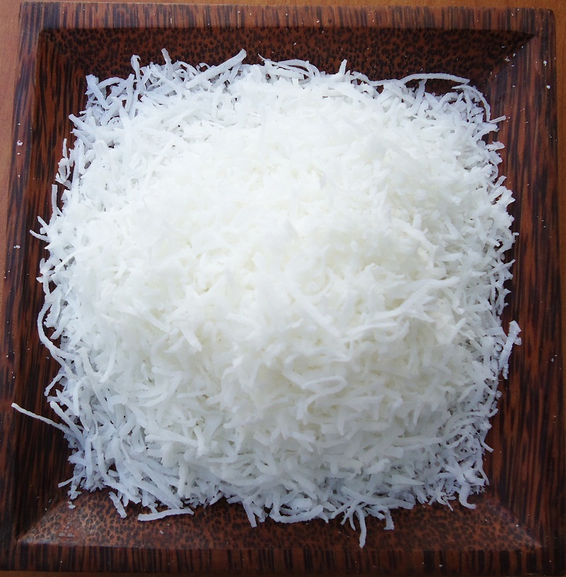Desiccated coconut