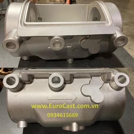 Investment casting of mechanical component, machine cover