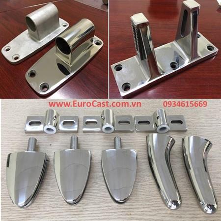 Casting stainless steel glass hinges, glass support frame