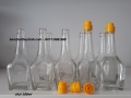 Glass fish sauce bottle