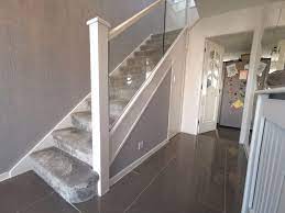 Glass banister