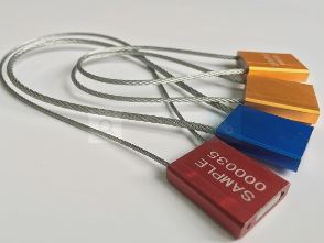 Steel cable seal