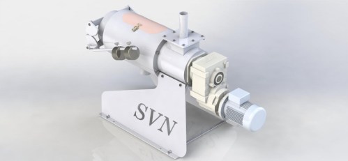 Sludge dewatering machine