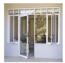 Steel core plastic door