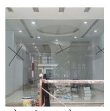 Tempered glass door