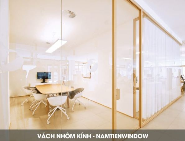 Aluminium glass partitions