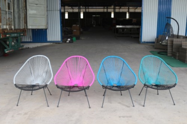 String chair - Steel frame