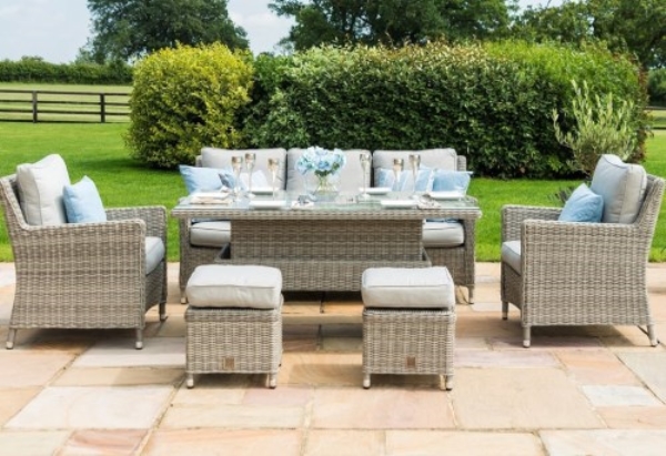 Dining room sofa with cushion
