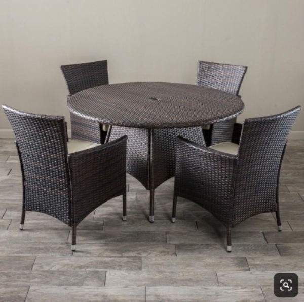 Dining set poly rattan wicker Vietnam