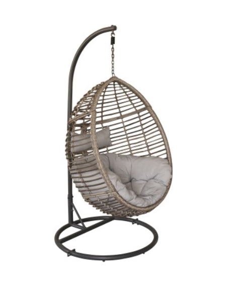 Swing poly rattan with metal frame