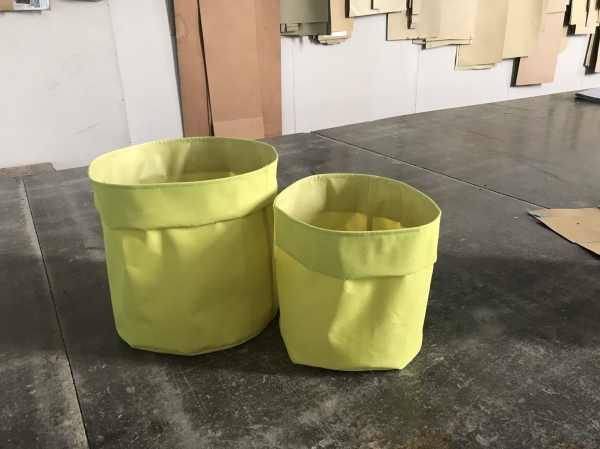 Polyester storage basket