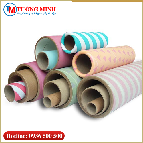 Colored paper tube