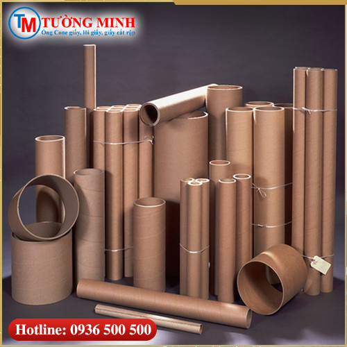 Paper tubes in various sizes