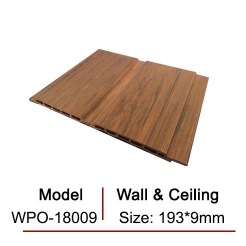 Outdoor plastic wood cladding