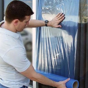 Glass surface protection film