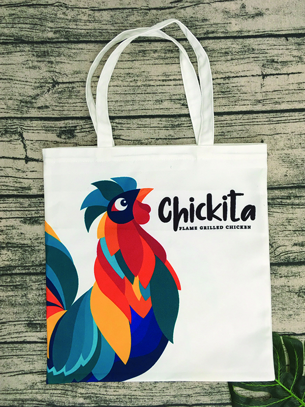 White tote bag