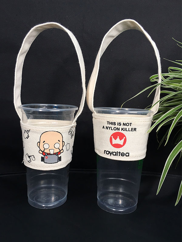 Portable cup bag